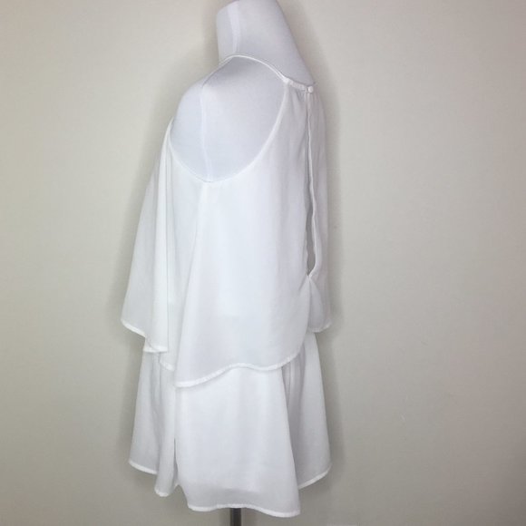 Charlotte Russe White Halter Jumpsuit - Picture 4 of 4